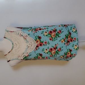 Large Floral Filly Flair Tank
